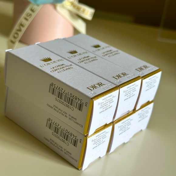 NEW Dior 6xL'Or de Vie La Crème Contour Yeux et Lèvres 3ML- Eye & Lip Anti-Aging - Picture 5 of 6